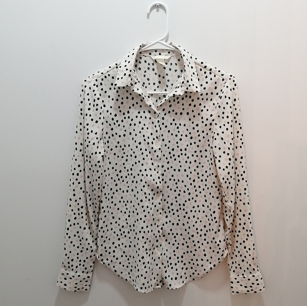 H&M Polka Dot Button Up
